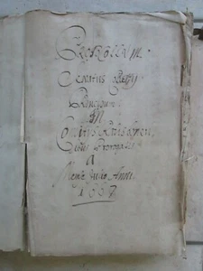 Important MS PROTOCOLE COLLEGE ELECTORAL de RATISBONNE, 1667. In-folio, 262 ff. - Bild 1 von 23