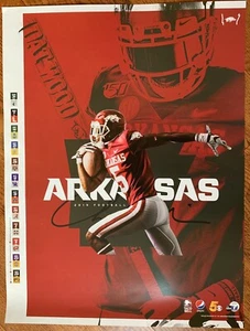 Arkansas Razorbacks SEC Football 2019 Spielplan Poster 18x24 - Bild 1 von 1