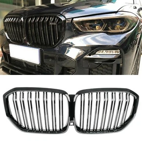BMW X5 G05 2018- GRIGLIA ANTERIORE DOPPIA FASCIA NERA - LOOK M - Imagen 1 de 4