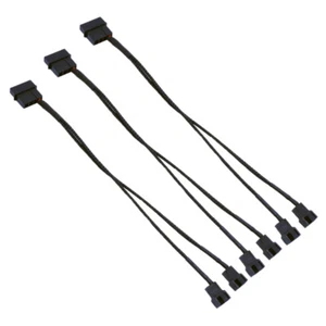 3 Pc PC-Lüfter-Splitter Verlängerungskabel Für Lüfter Lüftersplitter Für PC - Afbeelding 1 van 12