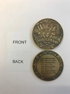 PARRAMATTA EELS 1908 2008 CENTENARY RUGBY LEAGUE BRONZED MEDALLION PREMIER YEARS - Picture 1 of 1
