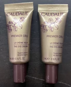 Lot of 2 Caudalie Cru The Eye Cream - Travel Size (0.16 oz each) - Picture 1 of 2