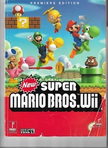 NUEVO SUPER MARIO BROS Wii ~ Prima Games Official Game Strategy Guide @ 2009 - Imagen 1 de 2