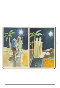 Schachtel mit 16 Weihnachtskarten mit Bibeltext 2 Motive Wendys Krippe EB11311A - Bild 1 von 1