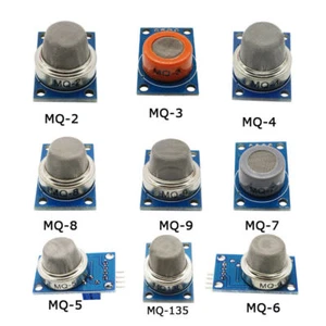 Kit 9 Sensors Air And Gas MQ-2 MQ-3 MQ-4 MQ-5 MQ-6 MQ-7 MQ-8 MQ-9 MQ-135 - Picture 1 of 1