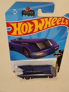 2021 Hot Wheels #169 Batman The Animated Series 5/5 Batmobile Purple - Picture 1 of 3