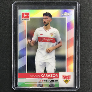 2020-21 Topps Chrome Bundesliga ATAKAN KARAZOR Refractor #91