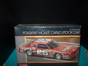 1986" Monte Carlo" Folgers Stock Car "Tim Richmond'S Monogram 1/24 Scale Model