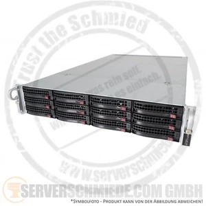 Supermicro CSE-829U 2x E5-2620V3 192GB 6x 32GB RAM 72TB HDD 2xPSU vmware Server - Bild 1 von 4