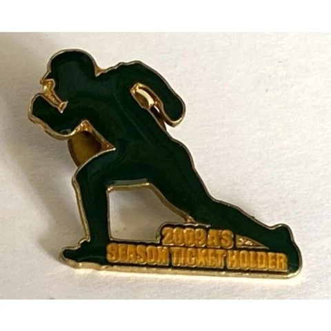 Oakland A's 2009 Season Ticket Holder Pin Rickey Henderson Cover