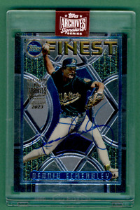 2023 Topps Archives Signature Series Dennis Eckersley Finest Auto 1/1 Athletics