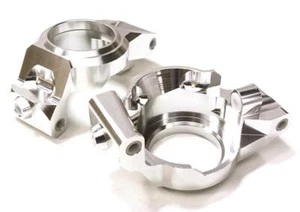 Silver Billet Machined Caster Blocks for Traxxas X-Maxx 4X4 Upgrade 7732 - Picture 1 of 1