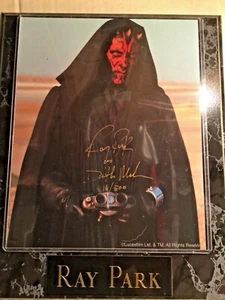 Darth Maul Ray Park from Star Wars Gold CERT Signature 16 of 500 LTD EDITION - Picture 1 of 5