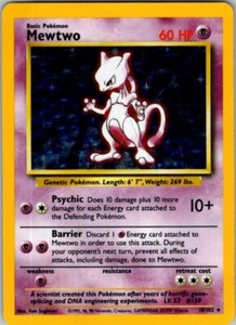 Mewtwo Base Set, Holo Rare 8 -LP - Picture 1 of 2