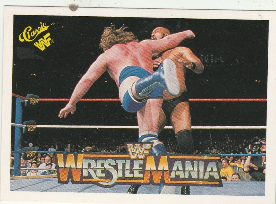 FREE SHIPPING-MINT-1990 Classic WWF Wrestlemania #85 Jim Duggan PLUS BONUS CARDS - Image 1 of 1