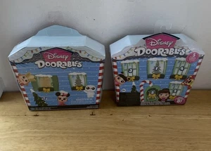 X2 Disney Doorables Serie 8 Countdown bis Weihnachten Figur 5er-Pack versiegelt Posten - Bild 1 von 5