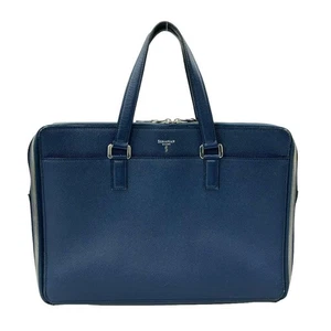 Serapian Briefcase Men's Damage Details ・Surface Side Bottom Opening: Scratched - Picture 1 of 8