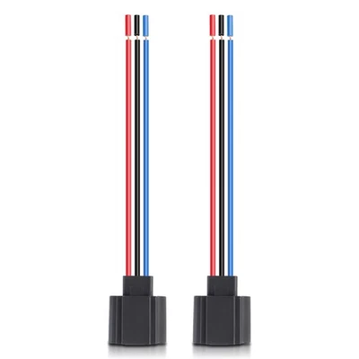Wire Pigtail Female P 9008 H13 Two Harness Head Light Bulb Socket Connector Plug - Image 1 of 4