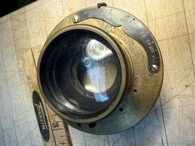 Antique Rauber & Wollensak Opt Co NY Lens Century Triple Convertible For Parts - Image 1 of 4