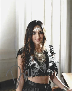 Foto autografiada de 8x10" firmada a mano real de Diana Leah of Delain certificado de autenticidad - Imagen 1 de 2