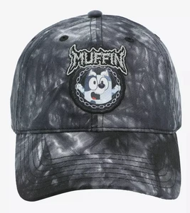 Bluey Muffin Patch Dark Wash Strapback Hat Adjustable Dad Cap NEW! - Picture 1 of 3