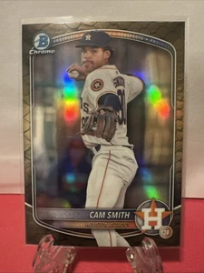 2025 Bowman - Chrome Prospects Cam Smith #BCP-48 Reptilian Refractor (RC) - Bild 1 von 2