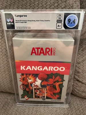 KANGAROO Atari 2600 WATA Graded 9.4 MINT/SEAL A /BRAND NEW FACTORY SEALED - Image 1 of 4