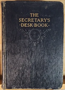 The Secretary’s Desk Book 1932 Thomas Kite Brown John C Winston Comp - Imagen 1 de 8