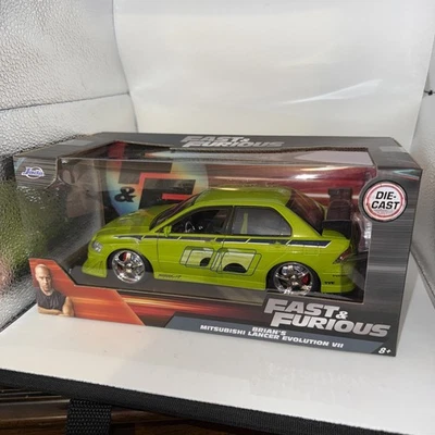 Jada Toys Rápido y Furioso Brian's Mitsubishi Lancer Evolution VII 1/24 Diecast Foto 1 de 4