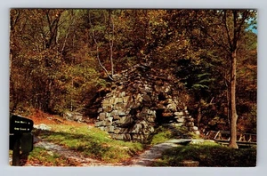 Cumberland Gap National Park, Chimney Remains Iron Foundry, Vintage Postcard - Picture 1 of 2
