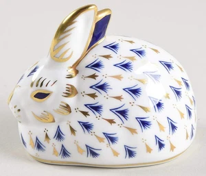 Royal Crown Derby Imari Paperweight Collection Rabbit-Ears Up - No Box 5591930 - Picture 1 of 1