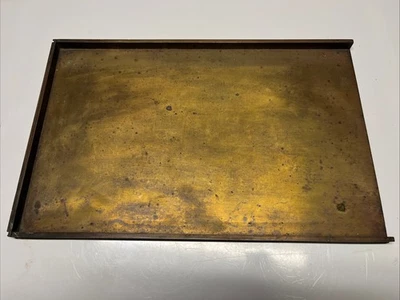 F. WESEL CO N.Y. Antique Letterpress Printer Block Type Galley Tray 16”X 10”1889 - Image 1 of 4
