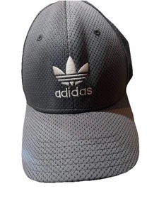 Gorra de béisbol Adidas A-Flex gris para hombre talla L/XL elástica Flexfit nueva sin etiquetas - Imagen 1 de 11