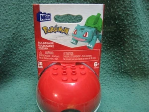 Pokemon MEGA Construx BULBASAUR BULBIZARRE Poke Ball New In Sealed Package - Imagen 1 de 5