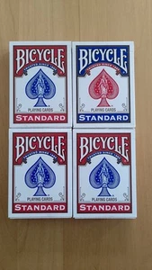 4 x Playing Cards Bicycle 808 Rider Back, Poker Deck - Bild 1 von 1