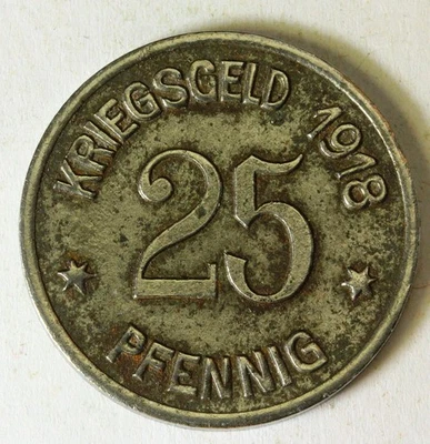 GERMANY (Coblenz) 25 Pfenniig 1918 - Iron - Notgeld - XF - 3010 - Image 1 of 2