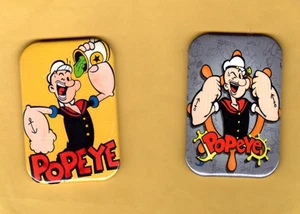 POPEYE     2  REFRIGERATOR MAGNET  2" X 3"  WITH ROUNDED CORNER - Picture 1 of 2