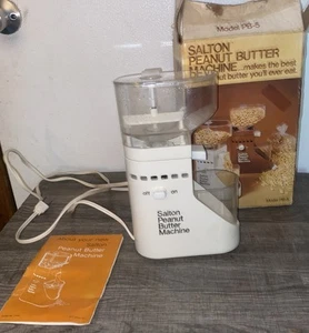 Salton PB-5 Peanut Butter Machine Maker White 1970's. - Picture 1 of 15