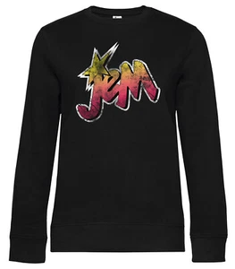 Women's Crewneck Sweatshirt Jem & the Holograms - 80s Cartoons - Classic Line - Picture 1 of 2
