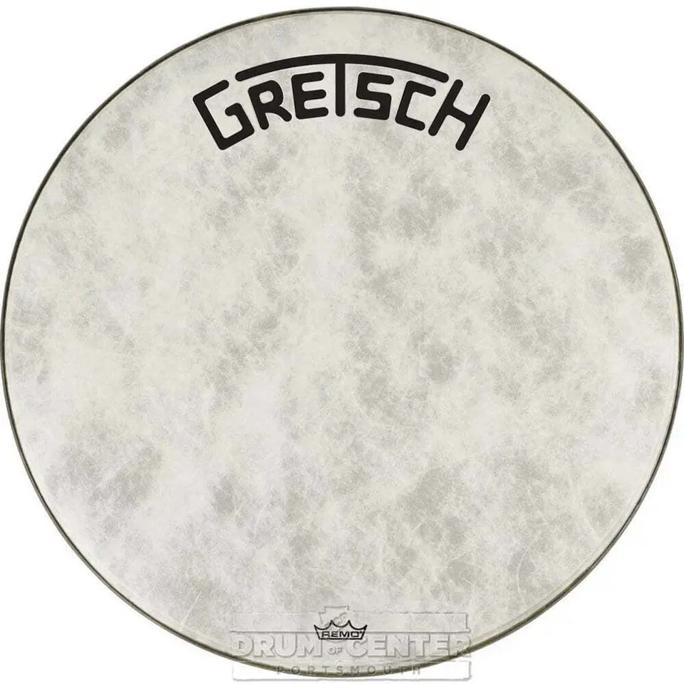 Gretsch GRDHFS20B 20" Broadkaster Logo Fiberskyn Bass Drum Head