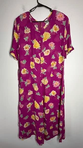 VNG Divina Of Switzerland Damen Bohemian Floral Fusia Kleid Gr. 44 EU/L US*Hinweis - Bild 1 von 13