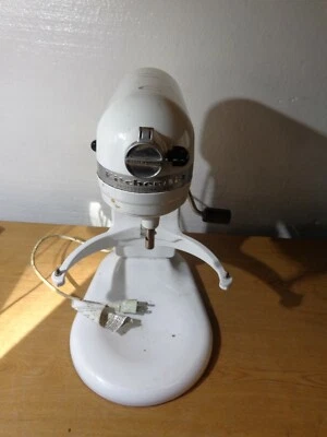 KitchenAid Hobart/Whirrlpool 混合器重型 600 白色 6 夸脱 575 W 10 速 — 第 1/4 张图片