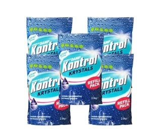 5 x 2,5kg Kontroll Nachfüllpackung feuchte Feuchtigkeitsfalle Absorber Kristalle 12,5kg KRISTALLE - Bild 1 von 1