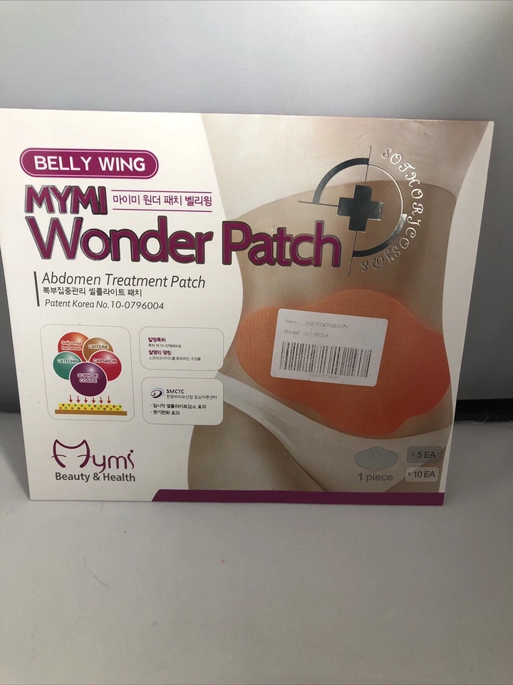 5 Piezas Parches en Caja Minorista Corea Maravilla Parche Quemar Vientre Grasa Ala Perder Foto 1 de 4
