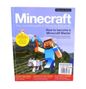 Minecraft Esssential Series Handbook Softcover Excellent Used Condition 2014 EUC - Imagen 1 de 9