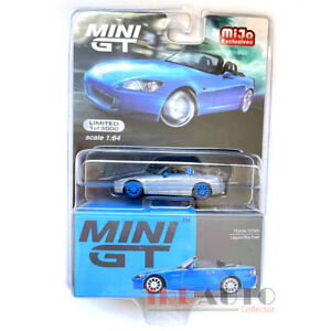MINI GT HONDA S2000 AP2 CONVERTIBLE LAGUNA 1/64 DIECAST MODEL CAR MGT00287 chase