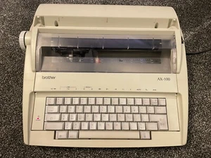 Retro Brother AX-100 Electric Typewriter Good Condition Pat Tested and Print - Picture 1 of 20