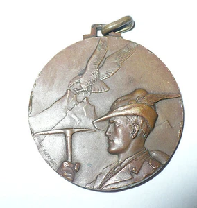 MEDAGLIA COMMEMORATIVA BATTAGLIONE ALPINI VAL D'ORCO 4° REGGIMENTO ARGENTO V.M. - Foto 1 di 1