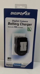 Digipower QC-500OSC Olympus/Samsung/Casio Camera Battery Charger (Black) - Picture 1 of 5