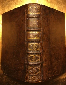 1736 DIE STADT GOTTES des Heiligen Augustinus handschriftliche Bemerkungen Band zweites Buch - Bild 1 von 23